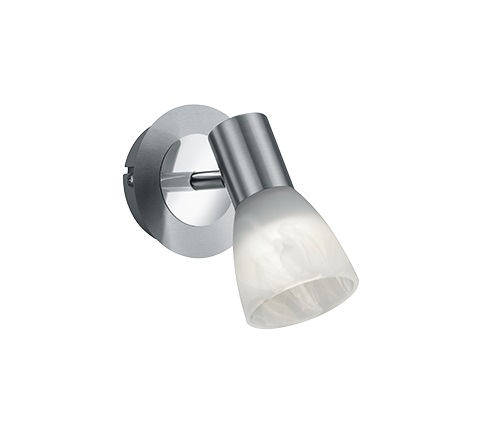 Trio Leuchten Levisto Faretto LED 6 W Nichel 14.5 cm - Illuminazione per Interni, Design Moderno