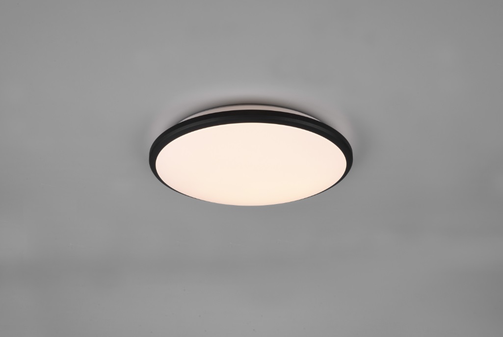 Trio Lighting LIMBUS Plafoniera LED 20,0 W Dimmerabile D.35cm Legno Naturale Plastica Bianco Opaco
