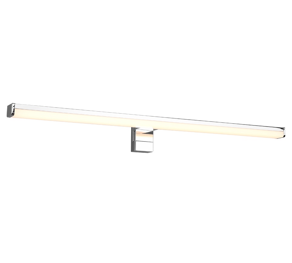 Trio Leuchten TRIO Lino Lampada da Parete LED 1x11W, 1350lm, 3000K, Plastica Cromo, 60cm, IP44