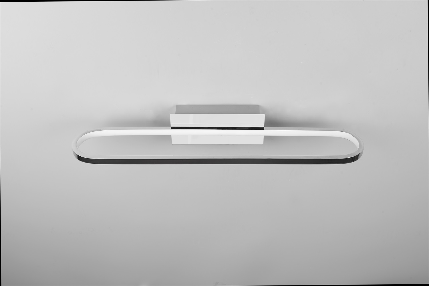Trio Leuchten Gianni Applique da Bagno LED 22W 2700Lm 3000K Metallo Cromo con Interruttore IP44 - Larghezza 60cm