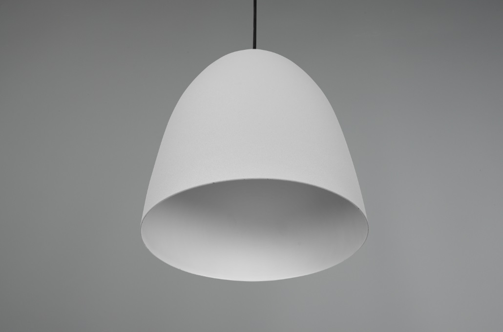 Trio Lighting Sospensione Tilda in Metallo Grigio Ø25cm E27 40W Regolabile in Altezza