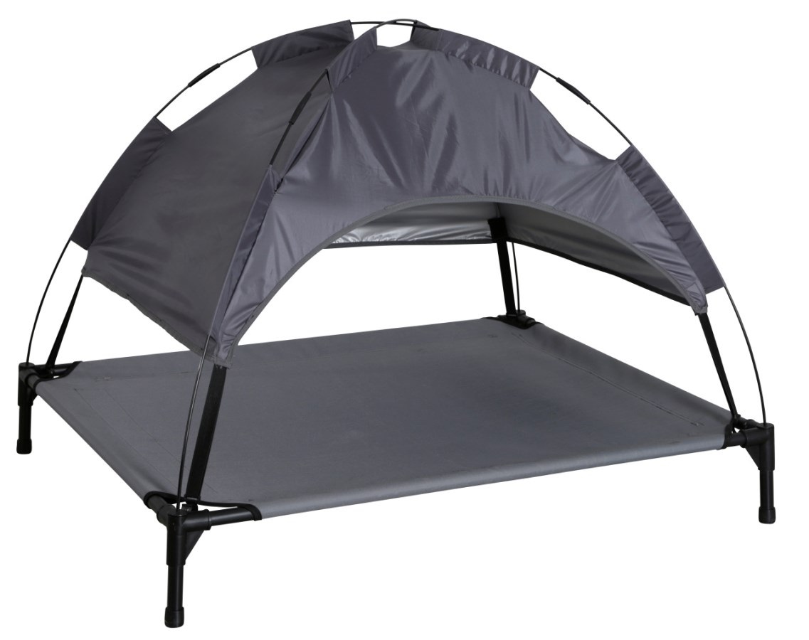 Kerbl Pet Lettino per Cani Vacation Top con Parasole - 105 x 86 x 75 cm, Resistente per Esterni e Interni