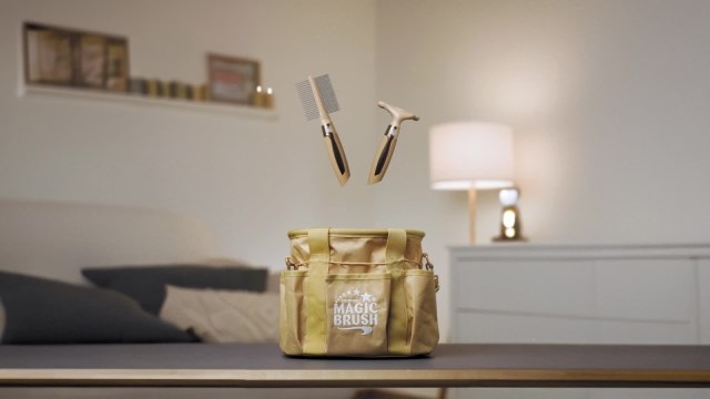 MagicBrush Forbici per Unghie e Artigli - Acciaio Inox, Maniglie Antiscivolo, Ideali per Cani, Gatti e Roditori