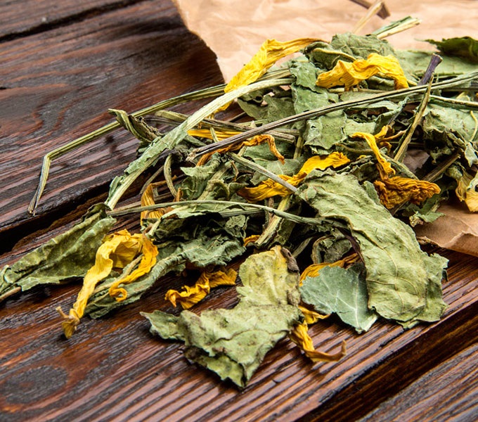 Bunny Nature Botanicals Mid Mix - Mangime Complementare con Echinacea e Fiori di Girasole per Conigli Nani, Porcellini d'India, Cincillà e Degus - 140 g