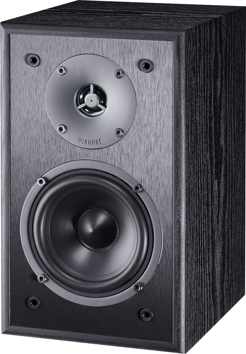 Magnat S10B - Coppia di Diffusori Audio Passivi da Scaffale, Cablati, con Telecomando, Potenza 20/120 Watts, Nero
