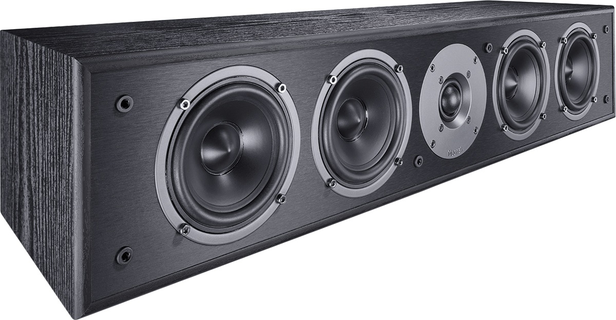 Magnat Monitor S14C - Diffusore Centrale 200W, 2,5 Vie, Nero per Home Cinema