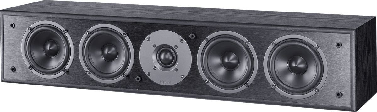Magnat Monitor S14C - Diffusore Centrale 200W, 2,5 Vie, Nero per Home Cinema