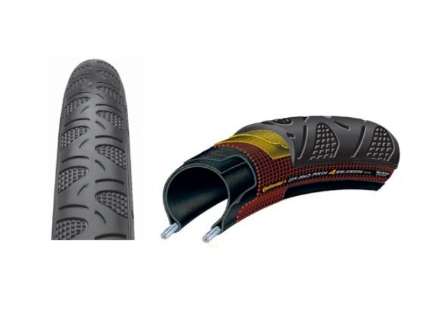 Continental Grand Prix 4-Season Copertone Pieghevole 700x25C - Durata, Affidabilità e Protezione dalle Forature