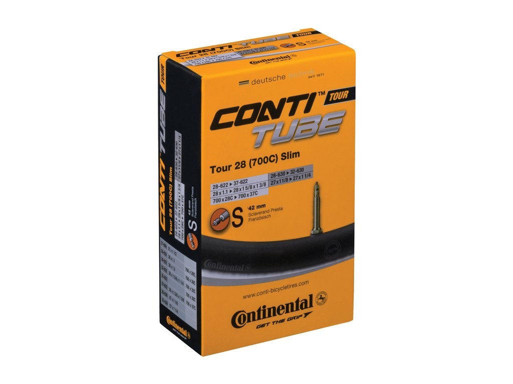 CONTINENTAL Camera d'aria Tour 700x28/37 con valvola Presta 42mm