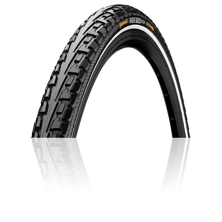 Continental RIDE Tour 700x47C Pneumatico Tubeless Ready - Affidabile e Resistente, Nero Riflettente