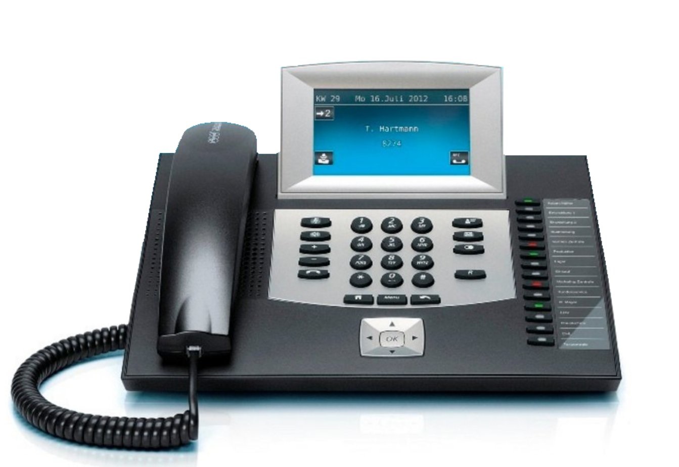 Auerswald COMfortel 2600 IP Telefono IP Nero - Cornetta cablata, Digitale, Schermo 4.3
