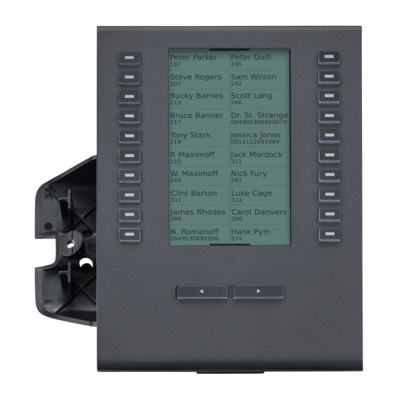 Auerswald COMfortel D-XT20i Modulo add-on IP Nero con Display 4,3