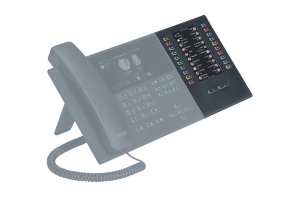 Auerswald COMfortel D-XT20i Modulo add-on IP Nero con Display 4,3