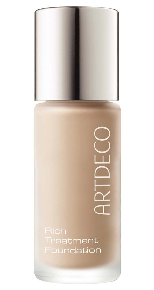 Artdeco Rich Treatment Foundation 20 ml - Fondotinta Cremoso Waterproof 12 Vanilla Rose con Effetto Illuminante e Coprenza Medio-Alta