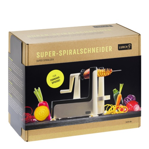 Lurch 10301 affettatrice Manuale Antracite, Crema Plastica, Acciaio inox