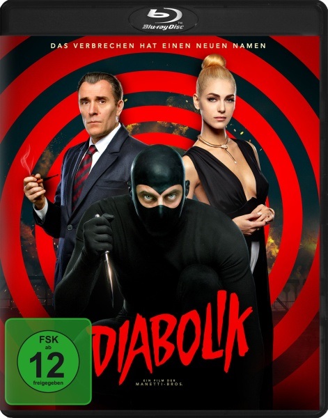 PLAION PICTURES Diabolik - Blu-ray con Marinelli, Leone, Gerini e Mastandrea