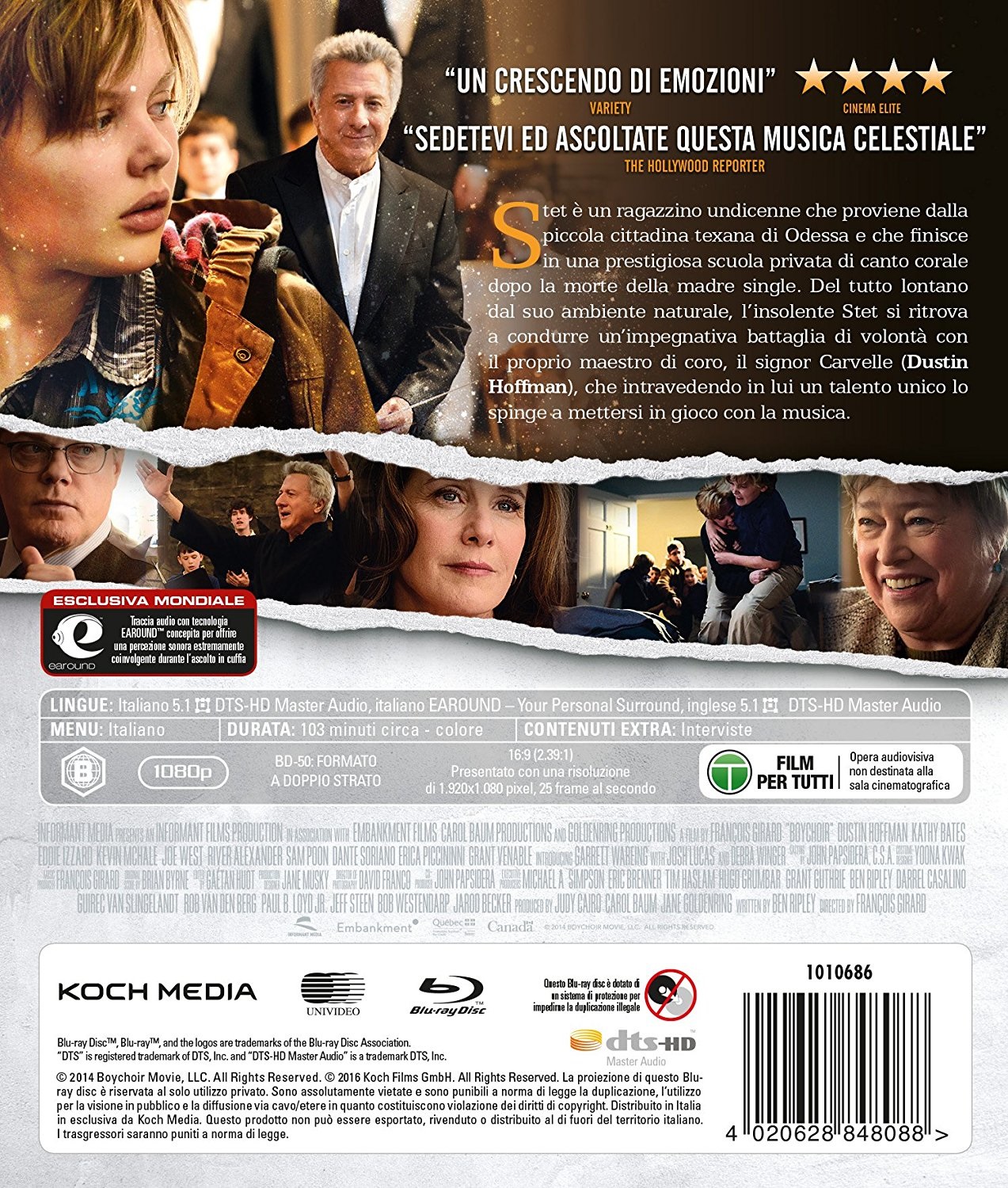Koch Media L'Ottava Nota - Boychoir (Blu-Ray) - Drammatico, Valutazione: G