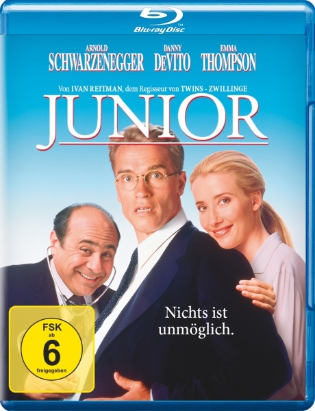 PLAION PICTURES Junior - Blu-ray Commedia con Arnold Schwarzenegger, Emma Thompson e Danny DeVito, Regia di Ivan Reitman