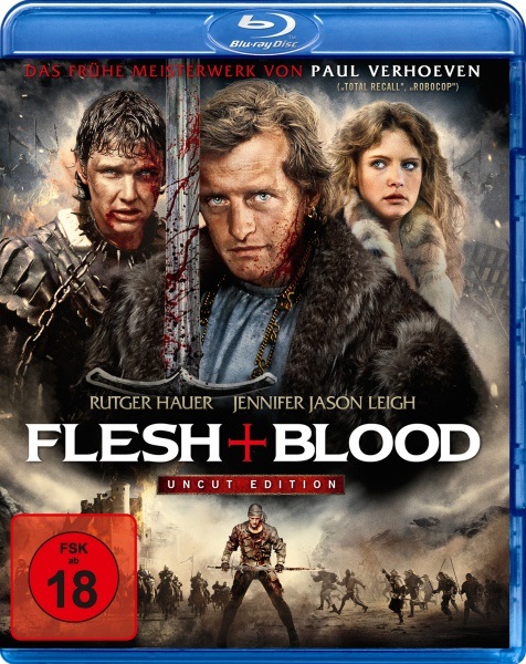 PLAION PICTURES Flesh Blood - Uncut Edition (Blu-ray) con Rutger Hauer e Jennifer Jason Leigh