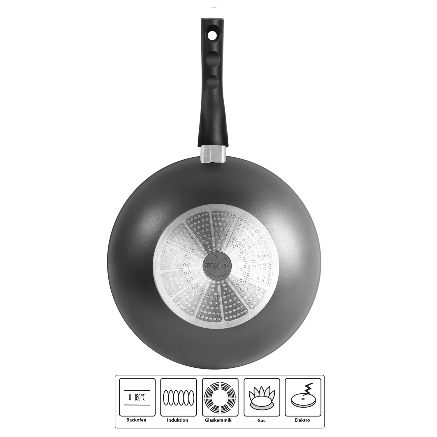 STONELINE 19569 padella Wok/padella per cottura al salto Rotondo