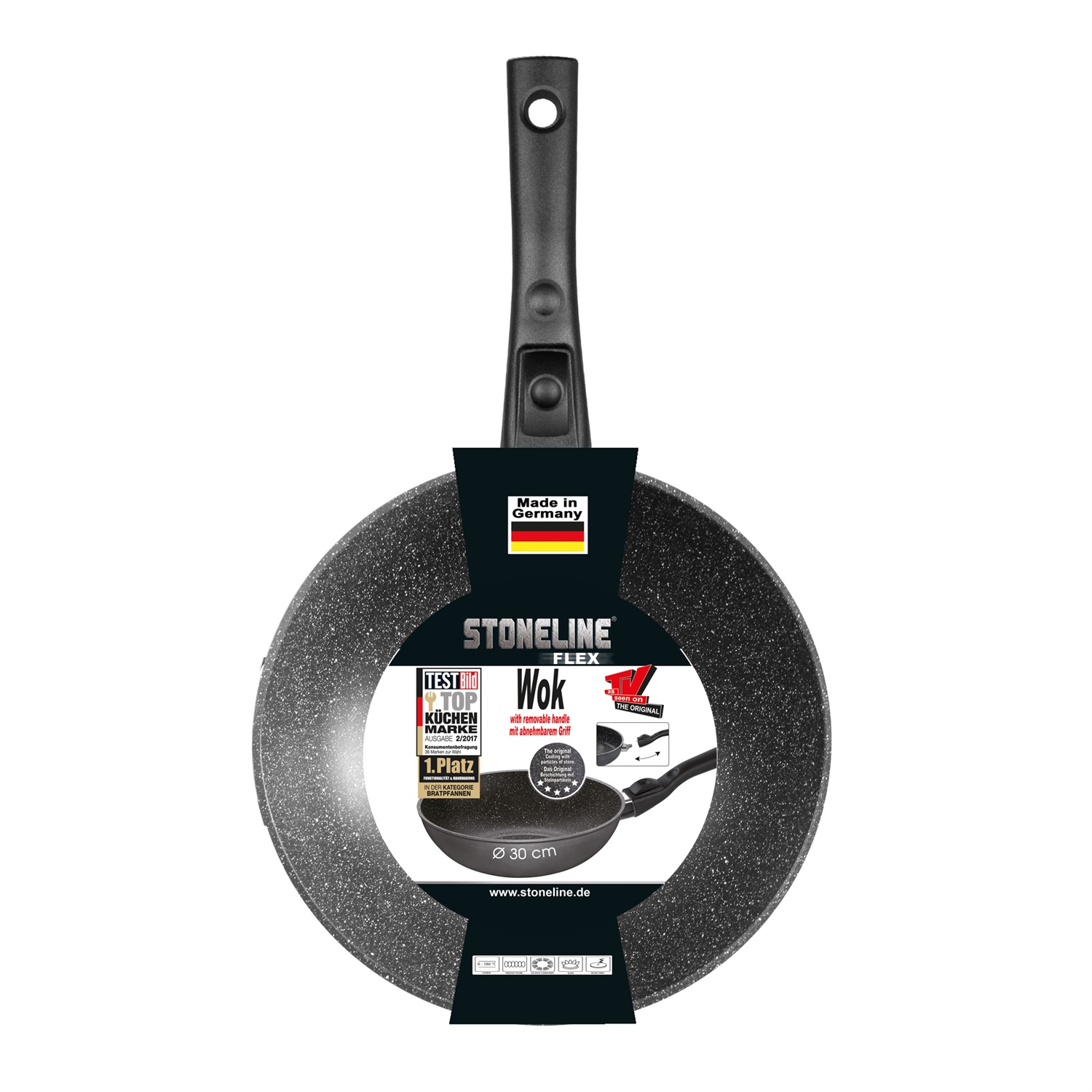 STONELINE 19569 padella Wok/padella per cottura al salto Rotondo