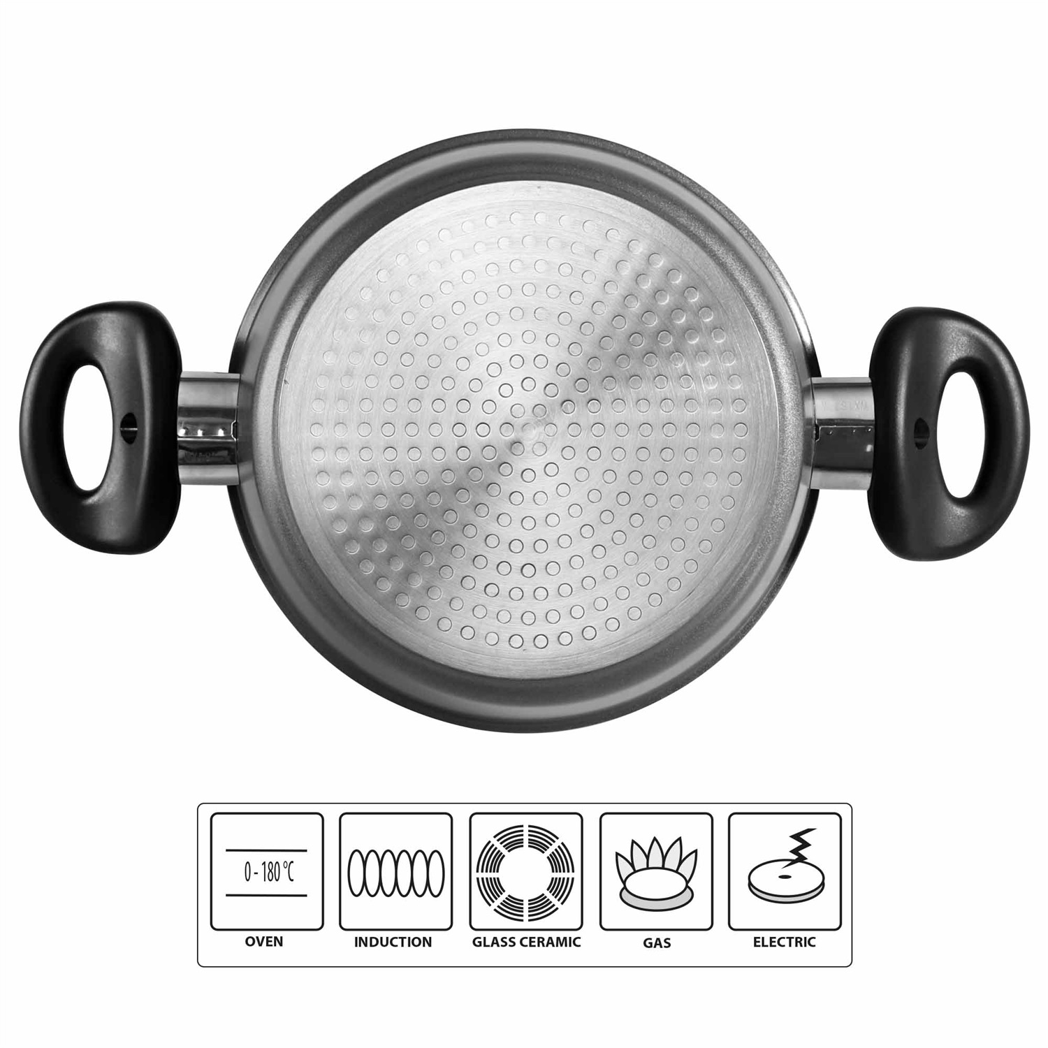 STONELINE 6741 pentola 1,8 L Antracite Alluminio