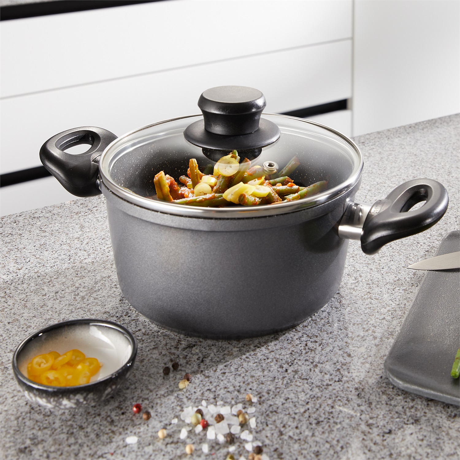 STONELINE 6741 pentola 1,8 L Antracite Alluminio