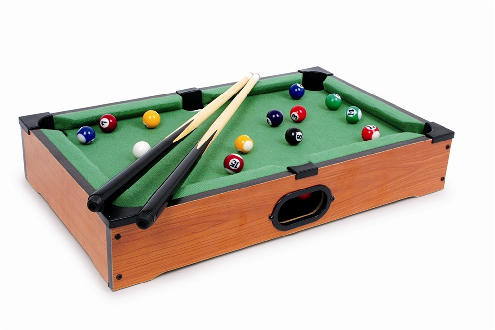 Legler Tavolo da Biliardo Mimi in Legno con Accessori - Giocabile su Superficie Piana, per Bambini a Partire da 5 Anni