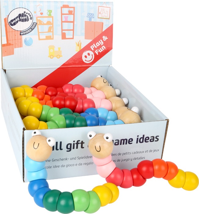 Small Foot Bruchi Flessibili in Legno - Set di 14 Pezzi per Sviluppare la Motricità dei Bambini
