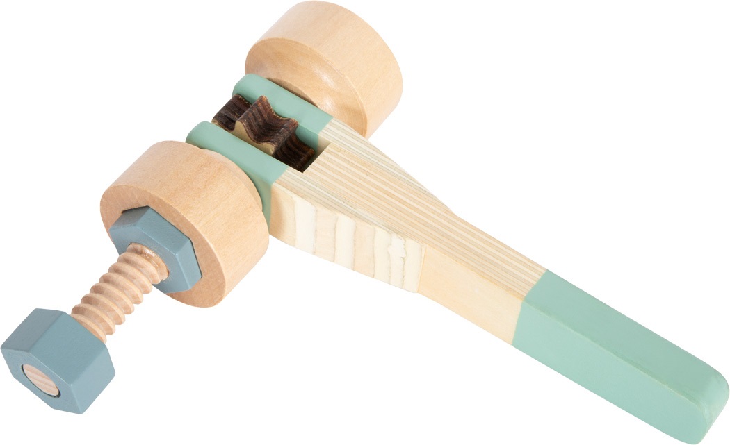 Small Foot Cintura Nordic Regolabile con Attrezzi in Legno - 15 pz, dai 3 Anni, Multicolore