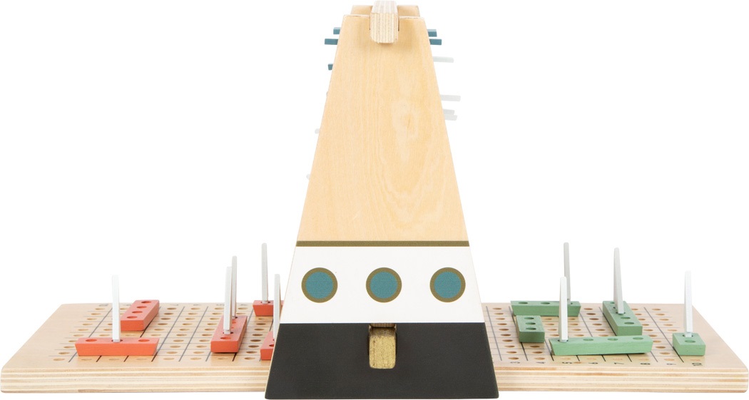 Small Foot Gioco Strategico Regata Gold Edition - Gioco di Società in Legno per Famiglie, Età 5