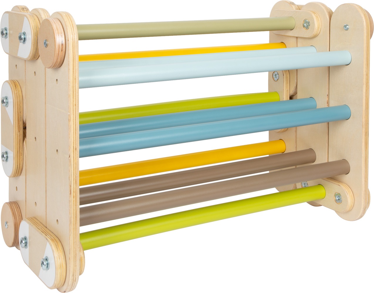 small foot Triangolo da Arrampicata Adventure - Gioco multifunzionale in legno per bambini da 3 anni, promuove la motricità