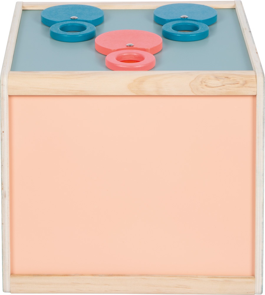 small foot Scatola Sensoriale in Legno 12466 - Giocattolo Educativo per Vedere, Sentire, Odorare e Toccare, da 3 Anni