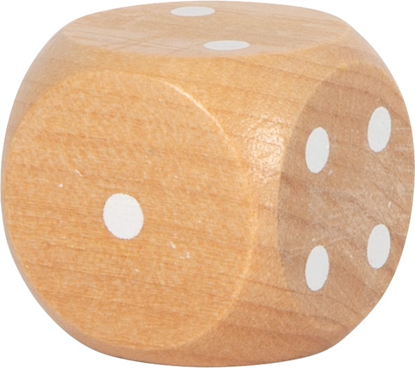 Small foot Ludo Dino - Gioco da Tavolo in Legno per Bambini dai 3 Anni con Dado Extra-Large e Pedine Dinosauri