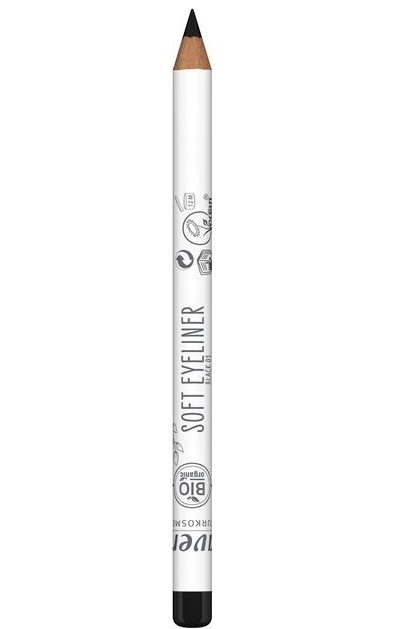 Lavera Soft Eyeliner Nero 01 - Kajal Liner Vegano e Biologico, 1 g - Colore Intenso e Texture Delicata