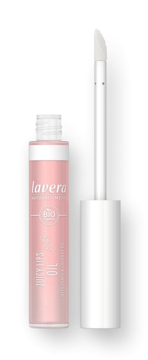 Lavera Juicy Lips Oil - Lucidalabbra 5,5 ml - Cura Ricca, Lucentezza Intensiva, Texture Leggera, Vegano
