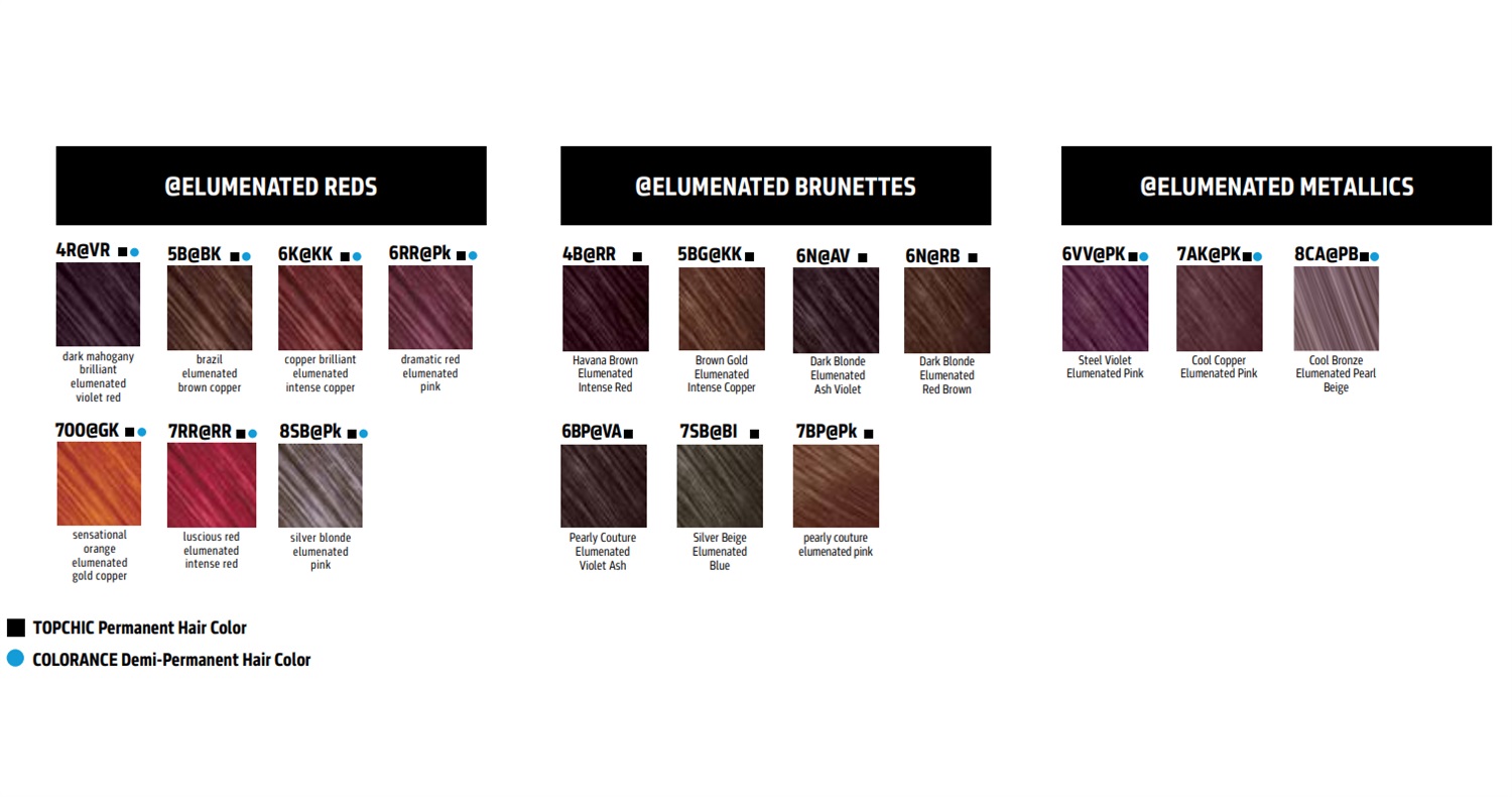 Goldwell Topchic Elumenated Tinta Permanente per Capelli 60 ml - 6RR Rosso Intenso