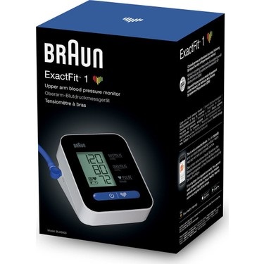 Braun BUA5000EU ExactFit 1 Misuratore di Pressione Sanguigna Avambraccio con Schermo LCD