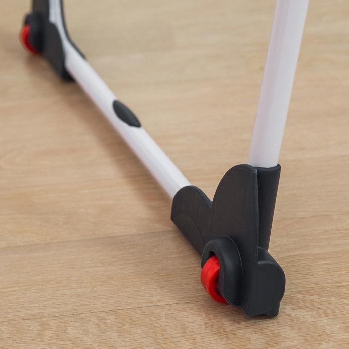 Vileda King Stendibiancheria a Ponte Pieghevole in Alluminio/Resina Bianco - Dimensioni 7 x 56.5 x 106 cm, Spazio di Stenditura di 20 m