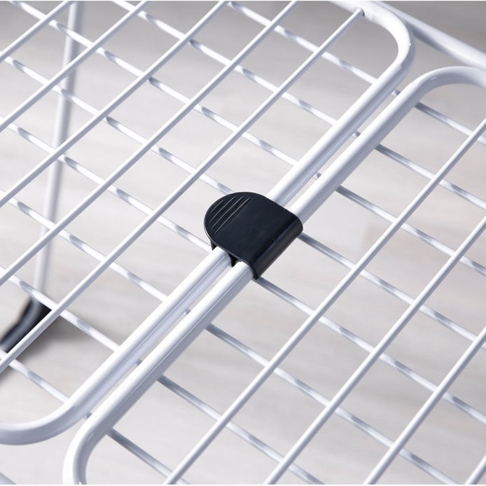 Vileda King Stendibiancheria a Ponte Pieghevole in Alluminio/Resina Bianco - Dimensioni 7 x 56.5 x 106 cm, Spazio di Stenditura di 20 m