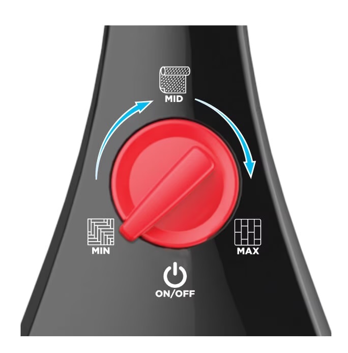 Vileda Steam Plus Scopa a Vapore Elettrica 1550W con Serbatoio da 0,4L - Pulisce e Disinfetta fino al 99,9% di Batteri e Virus, Ideale per Tappeti e Pavimenti Duri