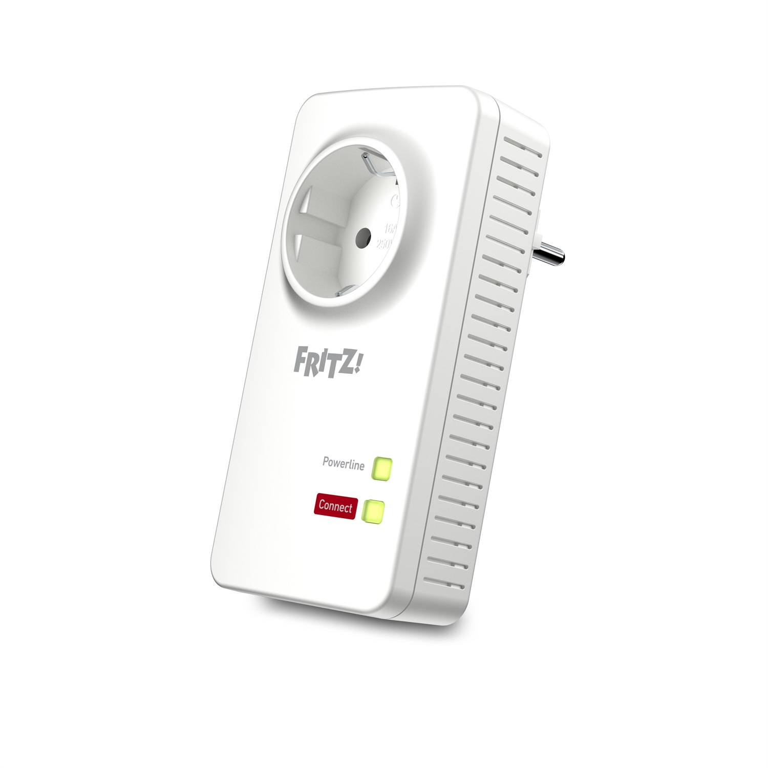 AVM FRITZ!Powerline 1220E - Adattatore Powerline 1200 Mbit/s con 2 Porte Gigabit LAN, Plug & Play, Bianco