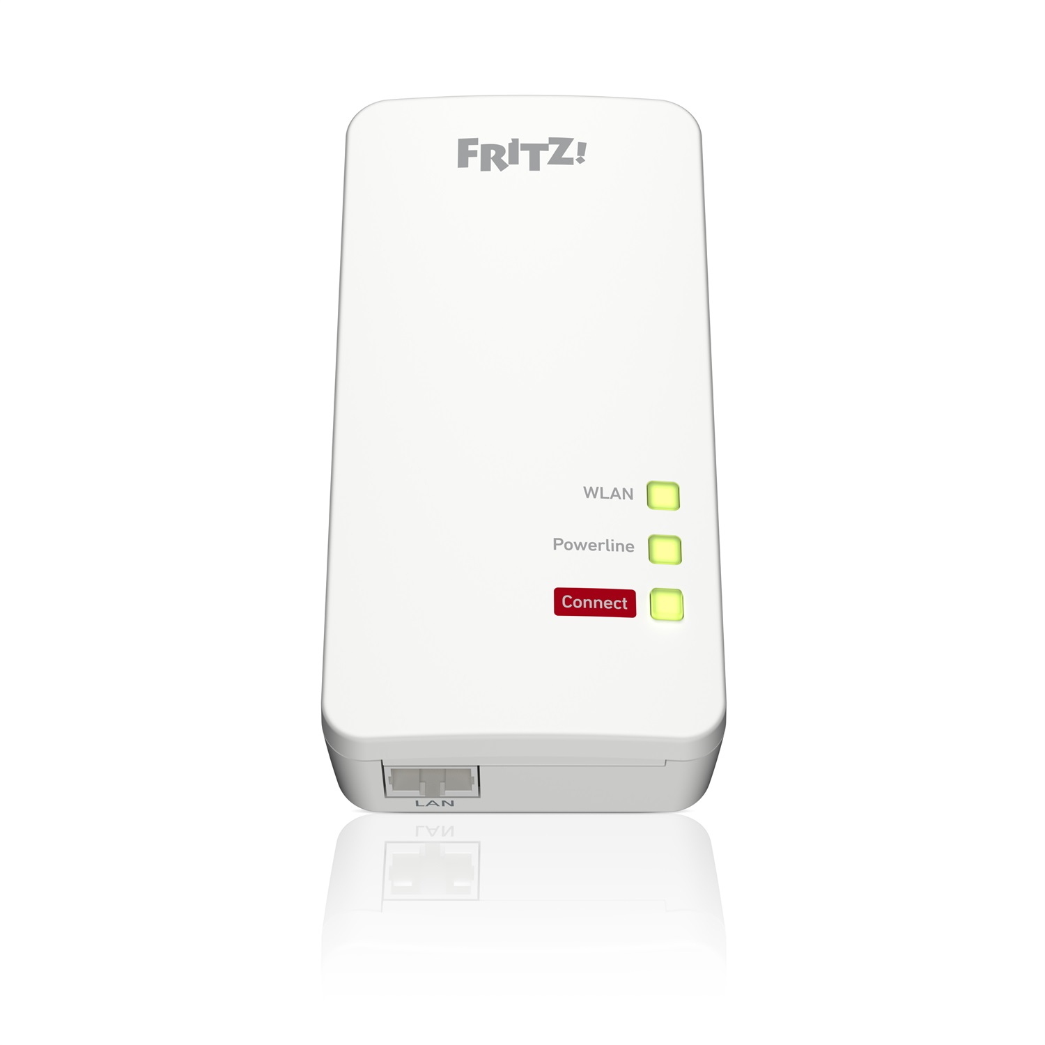 AVM FRITZ!Powerline 1260E WLAN Set - 1200 Mbit/s, WiFi Access Point, Collegamento Ethernet LAN, Ideale per Streaming Media e Collegamento NAS, Bianco