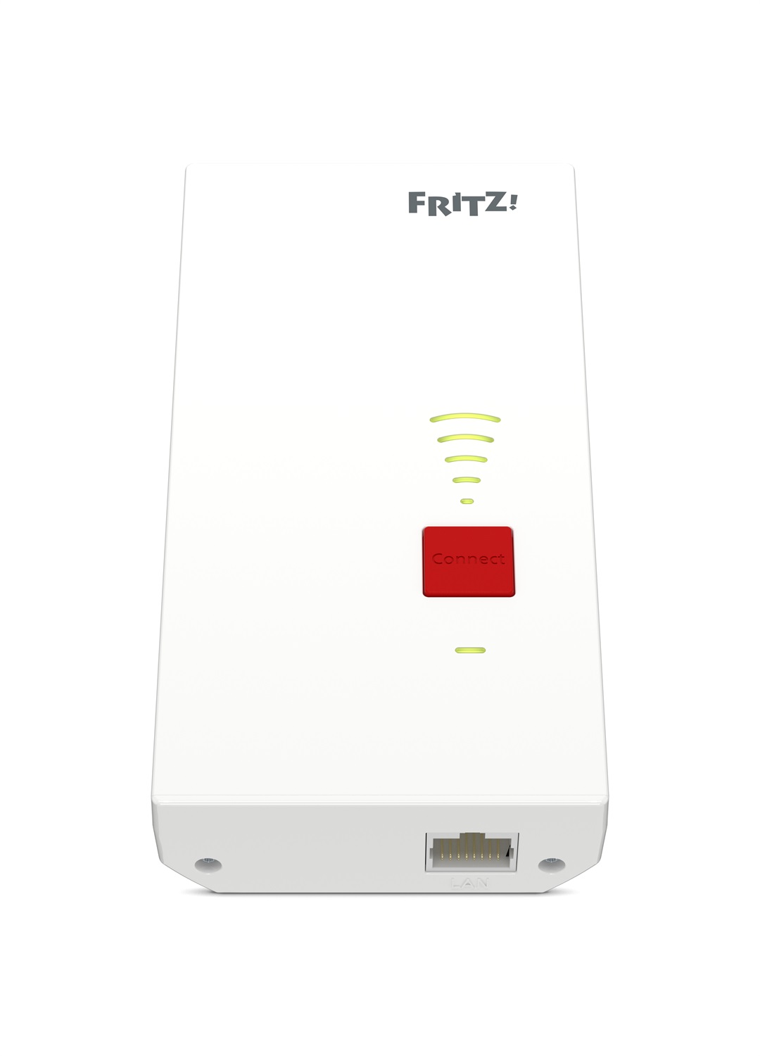 AVM FRITZ!Repeater 2400 - Ripetitore Wi-Fi Dual Band con 1733 Mbit/s (5 GHz) e 600 Mbit/s (2,4 GHz), Wi-Fi Mesh, Access Point, 1 porta Gigabit LAN, Interfaccia in Italiano