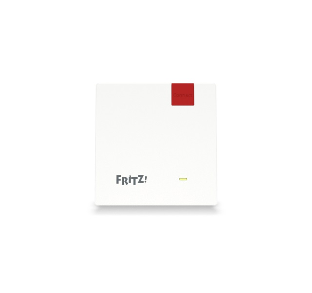AVM FRITZ!Repeater 1200 AX - Ripetitore di rete Wi-Fi 6 Dual Band 2400 Mbit/s con Gigabit LAN e Funzione Mesh - Bianco