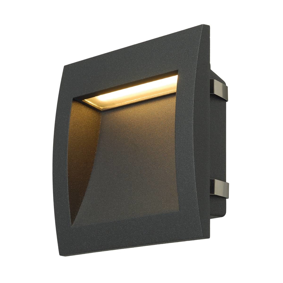 SLV Downunder Out L Applique da Incasso LED Antracite IP55 3,3W 3000K