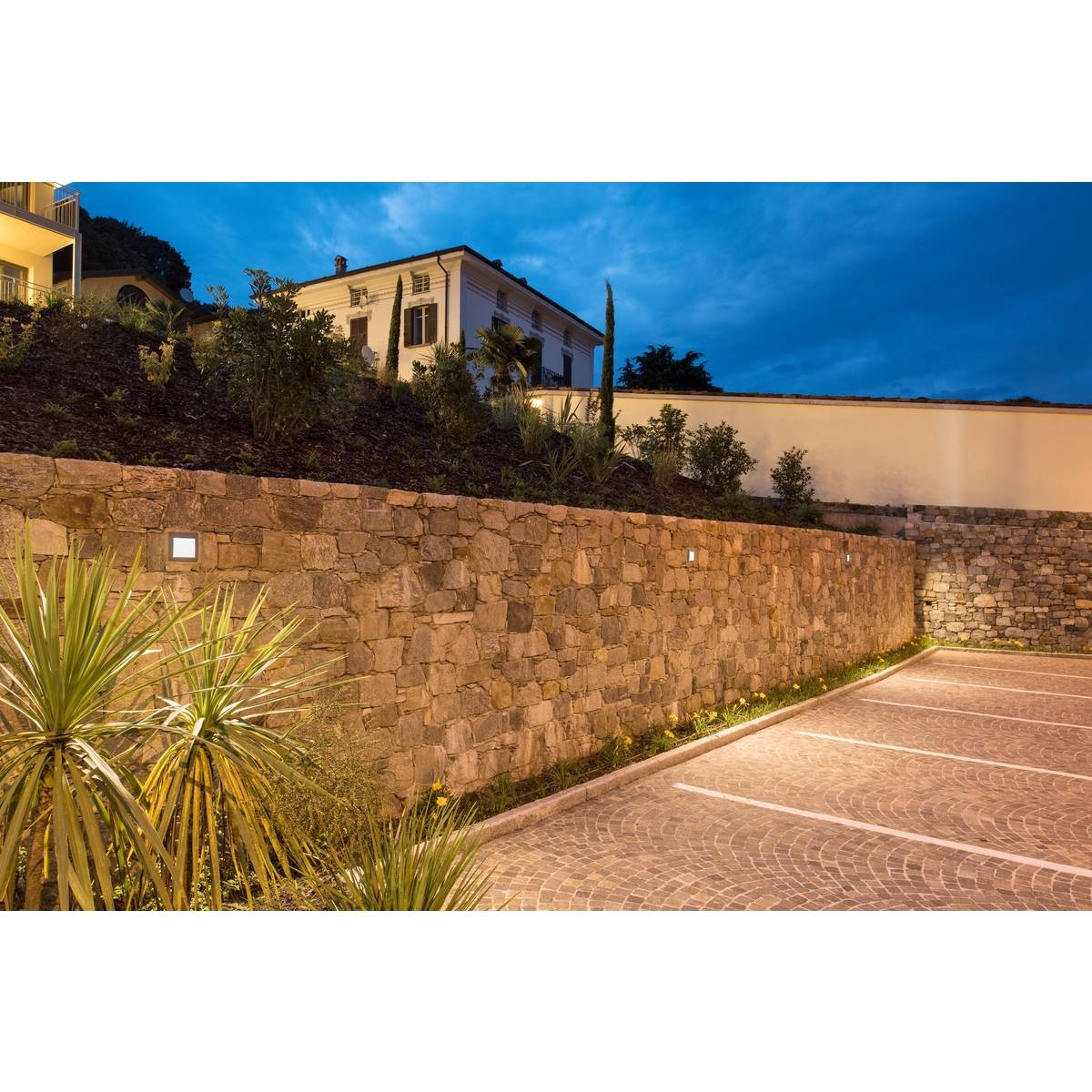 SLV Downunder Out L Applique da Incasso LED Antracite IP55 3,3W 3000K