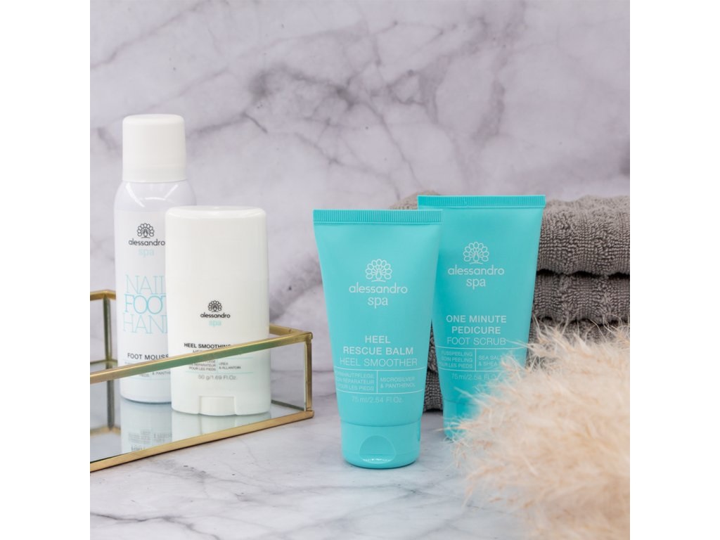 Alessandro SPA One Minute Pedicure Scrub per i piedi 75 ml - Rimuove calli, piedi lisci e morbidi in 60 secondi