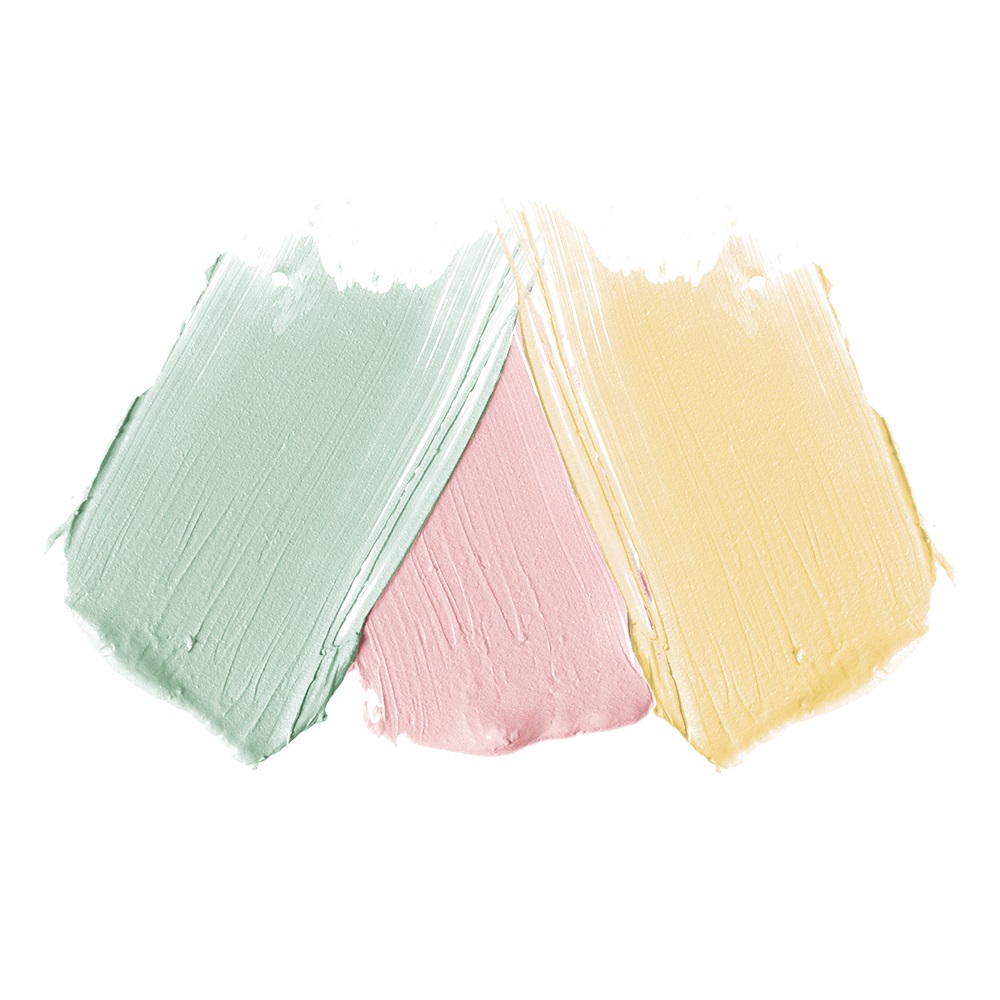 SANTE Correcting Concealer 3 in 1 - 6 g, Green, Pink, Beige - Alta Copertura, Nutriente con Olio di Mandorle, Vegano