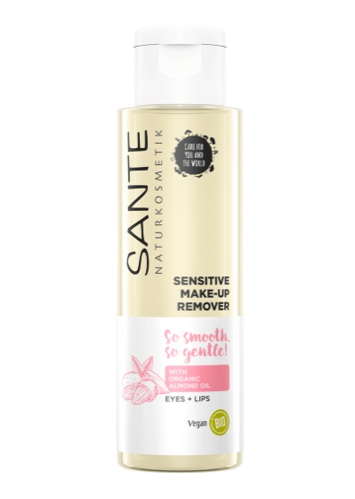 SANTE Sensitive Make-Up Remover - Struccante Delicato per Pelli Sensibili, 110 ml, Rimuove Trucco Waterproof con Oli Biologici